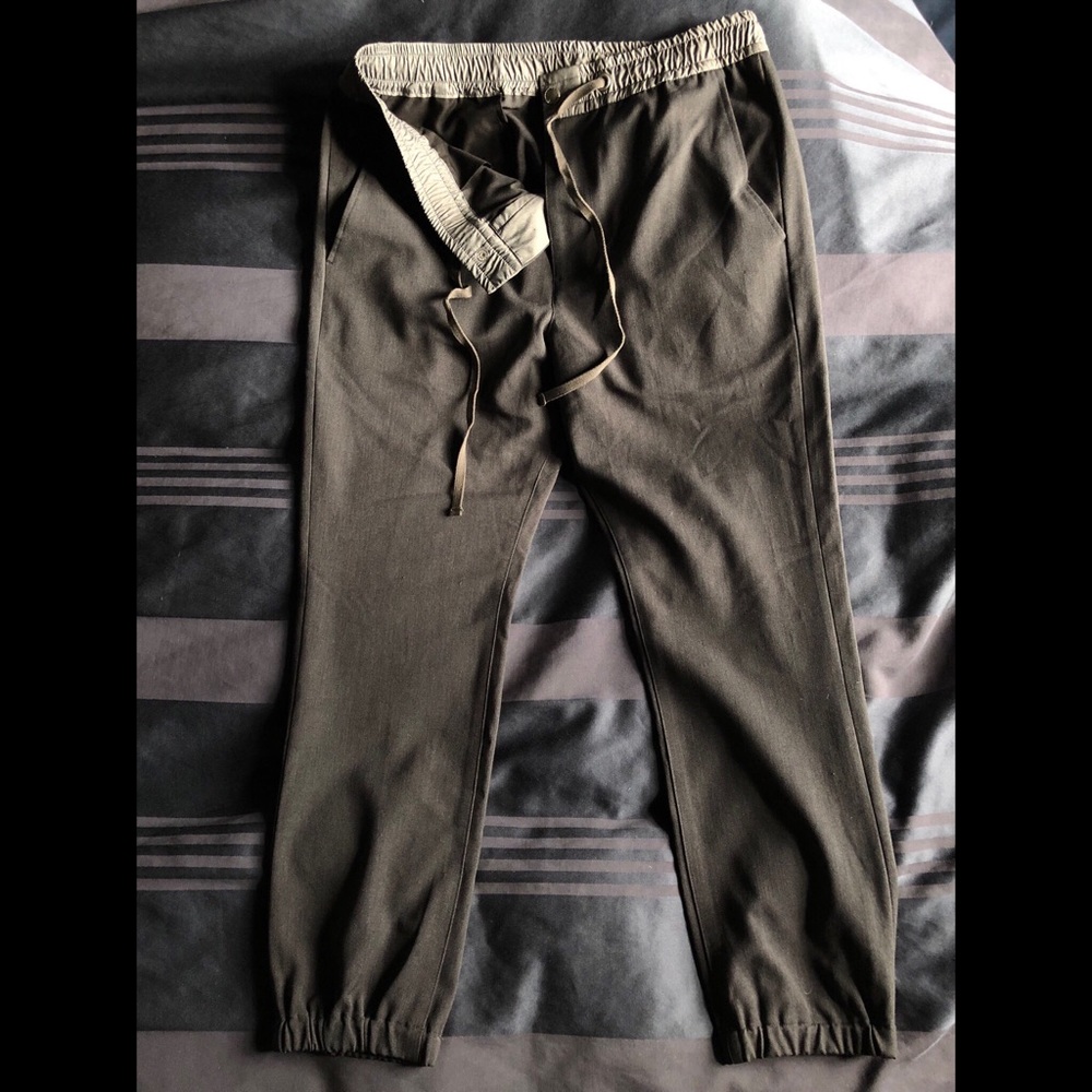 Beams Lightweight Dressy Charcoal Grey Jogger